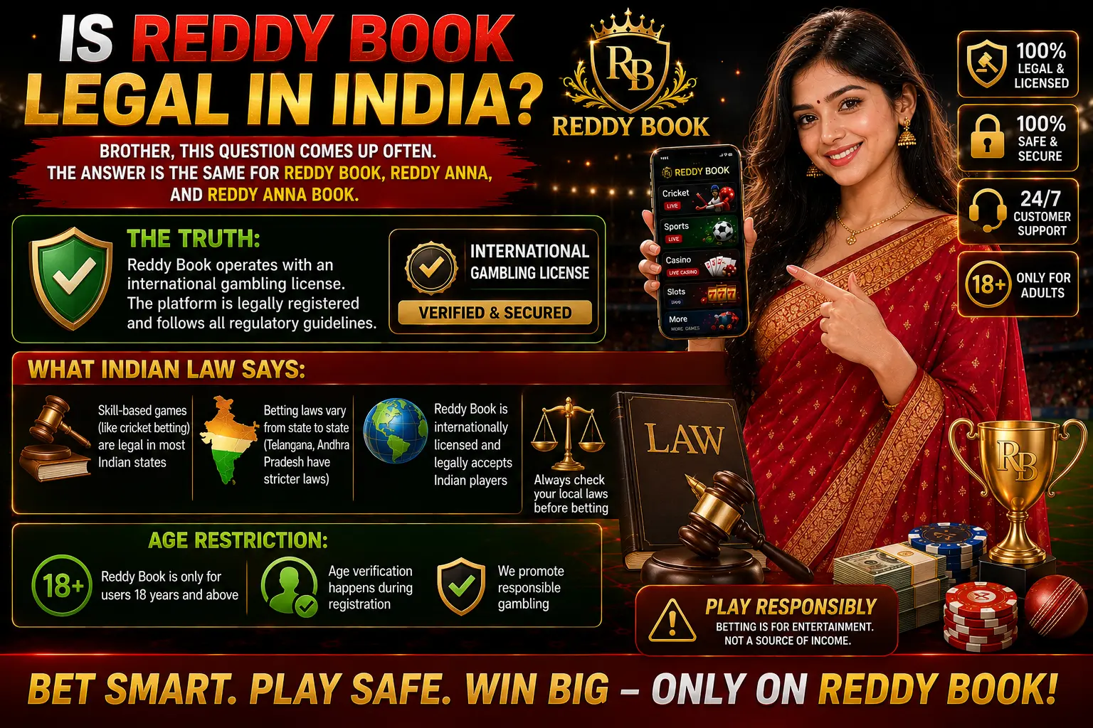 Is Reddy Book Legal in India?
